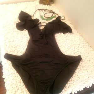 VICTORIA Secret-  1 piece black swimsuit